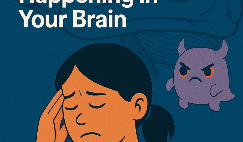 Migraine causes illustration – genetics, hormones, CGRP and brain energy explained | Hope & Mo