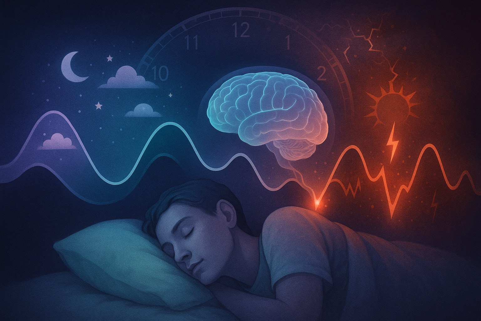 How sleep phases affect migraine – REM sleep, deep sleep, and circadian rhythm disruption